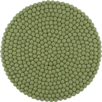 Immagine prodotto di Cuscino Propriocettivo in mono feltro rotondo verde scuro