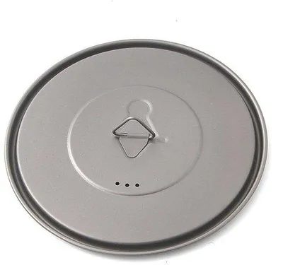 Productafbeelding van Ibenzoa® Titan-deksel 80 mm – Lichtgewicht, corrosiebestendig deksel van titanium voor bekers en pannen, 15 gram, geschikt voor Toaks bekers van 375–850 ml