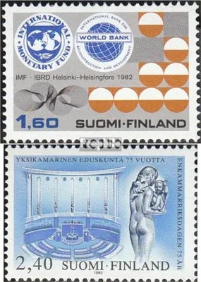 Produktbild von Briefmarken Finnland 1982 Mi 901,902 (kompl.Ausg.) postfrisch Weltbank