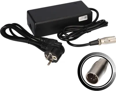 Image de Chargeur TranzX 36V 2A pour E Bike Pedelec 5-Pin XLR