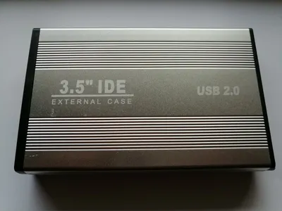 Produktbild von Festplattengehäuse 3,5 ZOLL EXTERN IDE - HDD FESTPLATTE GEHÄUSE USB 2.0 SILBER