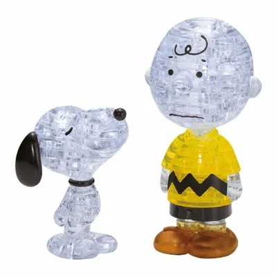 Zdjęcie produktu dla HCM KINZEL 3D Kristallpuzzle Snoopy und Charlie Brown 77 Teile