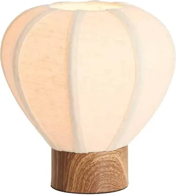 Zdjęcie produktu dla Lampa stołowa - biały - Kyzo - metal - Ø 23cm - E27 - 1900043 - Light & Living