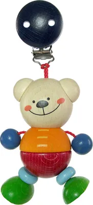Produktbild von Holzspielzeug Clipfigur Bär Henry BxLxH 65x40x190mm NEU