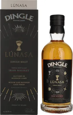 Produktbild von Dingle LÚNASA Single Malt Irish Whiskey Triple Distilled 50,5% Vol. 0,7l in Geschenkbox
