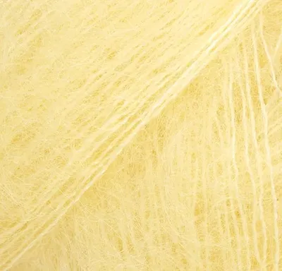 Obrázek produktu pro DROPS Kid-Silk 52, příze z mohéru s hedvábím, 25 g, 210 m, barva: citronově žlutá