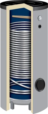 Produktbild von 500 Liter Hochleistungsstandspeicher SWP-500 Wärmepumpenspeicher Isoliert 50 mm