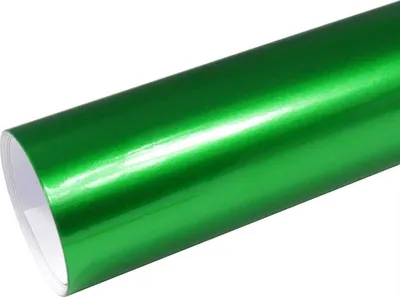 Produktbild von (9,86€/m²) Rapid Teck® Premium Candy Hochglanz Grün Autofolie 152 cm Breite Laufmeterware selbstklebende Folie mit Luftkanälen Auto Folie