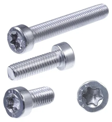 Zdjęcie produktu dla SECCARO śruba z łbem walcowym z gniazdem sześciokątnym M4 x 30 mm, stal nierdzewna V2A VA A2, ISO 14580, TX / gniazdo sześciokątne, pełny gwint, 20 szt, Obraz wygenerowany przez AI