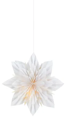 Produktbild von MARKSLOJD Neela weißer Hängestern 45 cm