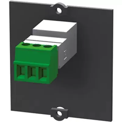 Imagen del producto de BACHMANN, marco para miniconector de 3,5 mm estéreo, con terminal de tornillo
