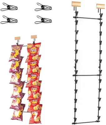 Produktbild von Display-Hängeschrank | Ideal für Geschäfte und zu Hause | Snack-Display-Hängeschrank | Organisiert Deine Küche | Perfekt für Waren und Dekoration | Snackdisplay-Hängeschrank
