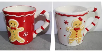 Image de BURI 1 tasse à café Pain d'épices Tasses Verre Cuisine Boisson Pot Vaisselle Noël