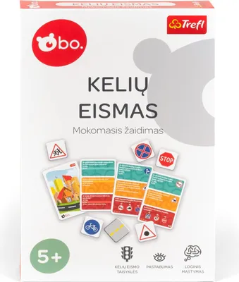 Produktbild von Bo. Lernbrettspiel „Straßenverkehr“ (auf Litauisch)