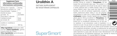 Produktbild von SuperSmart Urolithin A Dietary Supplement - 60 Vegi-Kaps