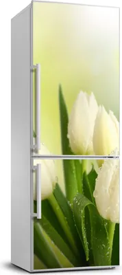 Imagen del producto de Decoración para nevera Tulup - 70x190 cm - Adhesivo para nevera - Tulipanes