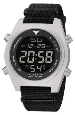 Produktbild von KHS - Armbanduhr - Herren - Inceptor Steel Digital Natoband - KHS.INCSD.NB