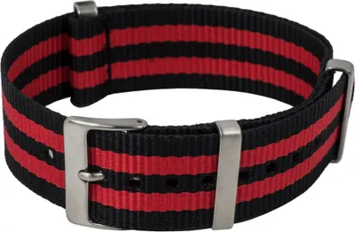 Produktbild von Outdoorband Durchzugsband Nylon Minott schwarz-rot 20mm 28594