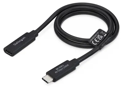 Imagen del producto de StarTech.com USB440GCMCF2F, 0,6 m, USB-C, USB-C, USB4 Gen 3x2, 40 Gbit/s,