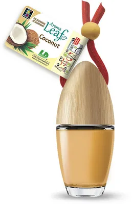 Produktbild von L&D Little Bottle Aroma Leaf Duftflakon Kokosnuss