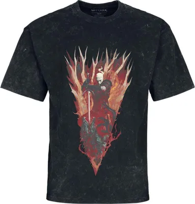 Zdjęcie produktu dla Koszulka męska "The Witcher" - "The Beast Slayer", czarna, rozmiar S