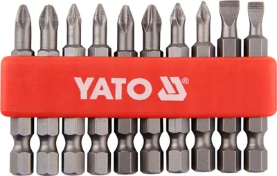 Zdjęcie produktu dla Yato YT-0483, 10 szt., Phillips, Pozidriv, Gniazdo, Stal