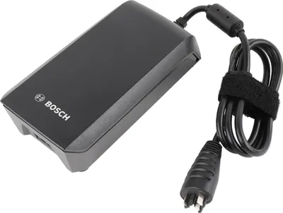 Produktbild von Bosch Ladegerät 4A, 230V, 800g. Für PowerPack Akkus (300 2.5h, 400 ca. 2.5h, 500 ca. 3.5h) und PowerTube 500 (4.5h). Maße: 190x86x54mm. Modell A4.