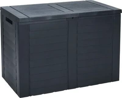 Produktbild von Auflagenbox Kissenbox 170 Liter Gartenkissen 75x44x43cm Gartenbox anthrazit