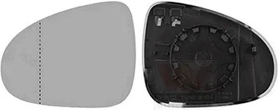 Produktbild von VAN WEZEL Spiegelglas Außenspiegel Links für VW Touareg (7P5, 7P6) Asphärisch Beheizbar 5848837
