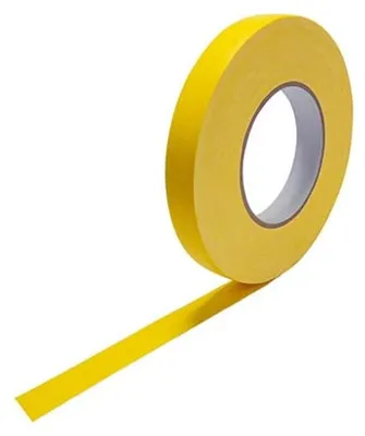Image de Ruban de tissu jaune D:0,305 B:19mm D:50m No.90 0.305x19x50 ge