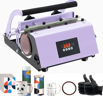 Immagine prodotto di SucceBuy pressa termica per tazze, 887 ml stampa a sublimazione, viola, progetti fai da te