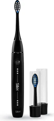 Produktbild von Silk'n SonicYou, Erwachsener, Schallzahnbürste, Tiefenreinigung, Sensibel, Whitening, 37000 Bewegungen pro Minute, Schwarz, 2 min