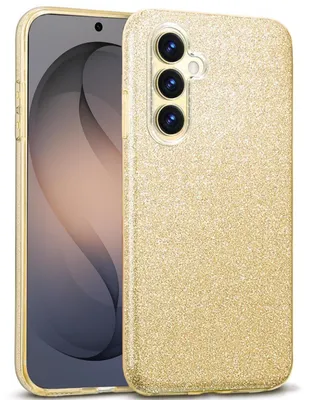 Produktbild von Handy Case für Samsung Galaxy S26 Hülle Glitzer Cover TPU Schutzhülle, Gold