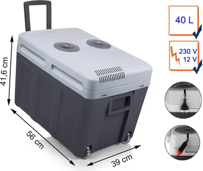 Zdjęcie produktu dla Tristar KB-7540, Szary, 40 l, 18 - 65 °C, D, 18 °C, Prąd elektryczny