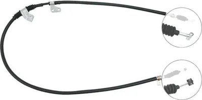 Produktbild von A.B.S. Handbremsseil Seilzug Feststellbremse für MAZDA 626 III (GD) Hinten Links K11187