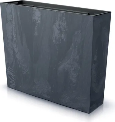 Produktbild von Blumenkasten Blumentopf Balkonkasten Einsatz 58x18x50 cm Anthrazit beton optik