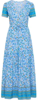Produktbild von IMALA damen kleid - hellblau mehrfarbig, L
