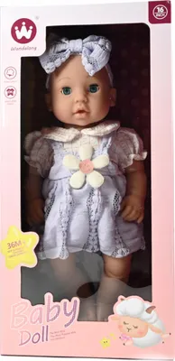 Produktbild von Realistische Babypuppe 40cm - Lebensechtes Neugeborenes mit Weichkörper & Zubehör ab 3 Jahren