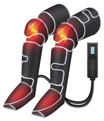 Productafbeelding van Beenmassageapparaat, met 4D-kneedmassage en verwarmingsfunctie, met drie temperatuurinstellingen en drie intensiteitsniveaus