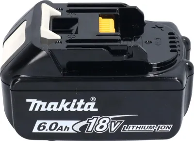 Produktbild von Makita 198091-4, Batterie- & Ladegerät-Set, Lithium-Ion (Li-Ion), 6 Ah, 18 V, Makita, Bohrer, Elektrischer Schraubendreher, Rotationshammer, Sander