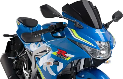 Produktbild von PUIG 9721N Z-Racing Scheibe passend fuer SUZUKI GSX-R125 Schwarz
