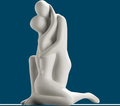 Immagine prodotto di Gilde Francis, Figur, Paar, "Du und Ich", Keramik, creme, VE 2, H. 31 cm 30381 4009079303810