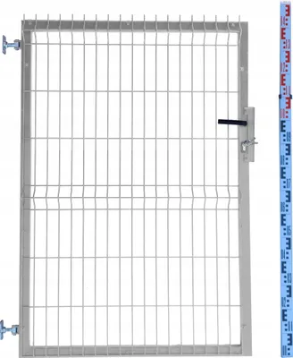 Zdjęcie produktu dla FURTKA 140cm ocynk PANELOWA ocynkowana ogrodzeniowa 143cm