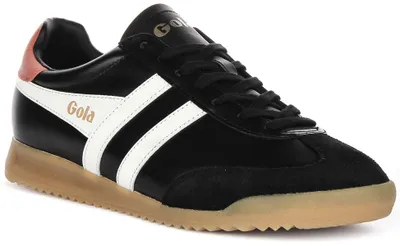 Produktbild von Gola Classics Torpedo Leder in Schwarz Weiß für Herren – 10 UK - 44 EU - 11 US / Black White