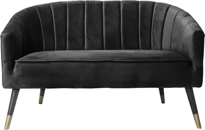 Produktbild von Leitmotiv - Bank Royal - Schwarz - 128x71x80cm