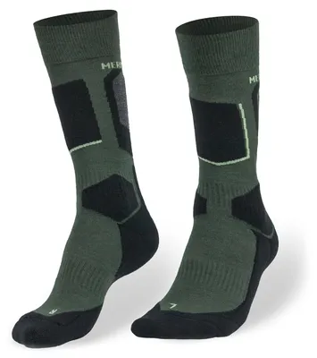 Zdjęcie produktu dla Omgoods - Wełniane skarpety trekkingowe z merino - Skarpety trekkingowe wykonane z wełny merino - Wewnętrzna warstwa zapobiegająca powstawaniu pęcherzy