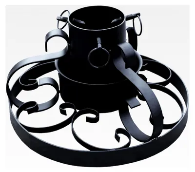 Produktbild von Metall Weihnachtsbaumständer Ø 34 cm mit Ornamenten