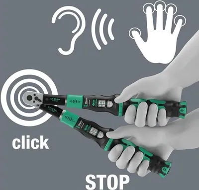 Produktbild von Wera Click-Torque Lock A 5 Drehmomentschlüssel, einstellbar, Torque Lock Funktion