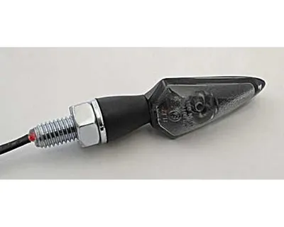 Produktbild von HIGHSIDER pro Stream LED Blinker Gehäuse Schwarz / Linse Rauchgrau (Paar), Vorn & Hinten