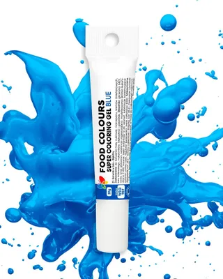 Produktbild von Gel-Lebensmittelfarbe, blau, hellblau
